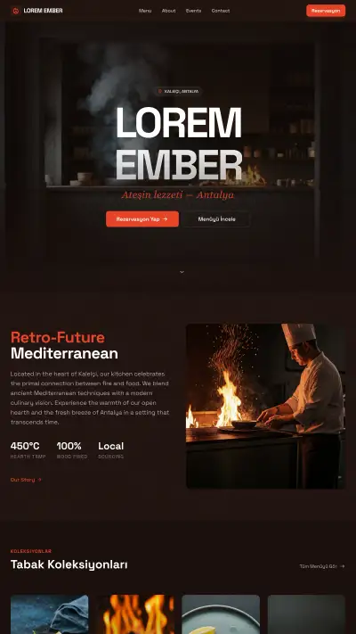 Restaurant / café menu QR